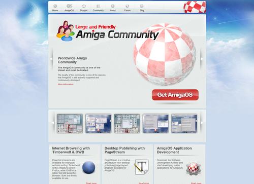 Nová webová stránka AmigaOS