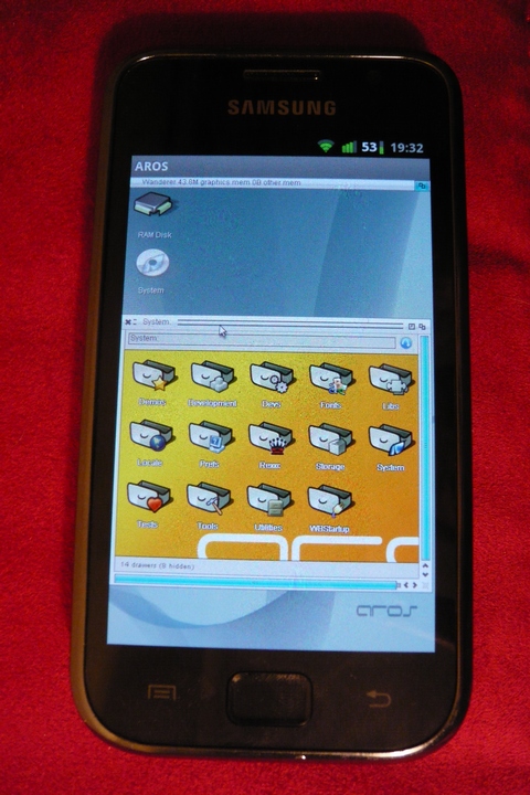 AROS Android ARM - Samsung Galaxy S