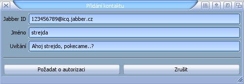 pridat kontakt