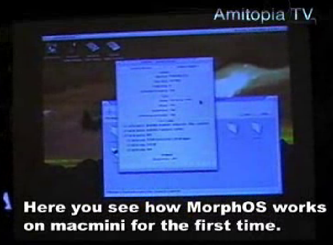 MorphOS MacMini PowerPC 3