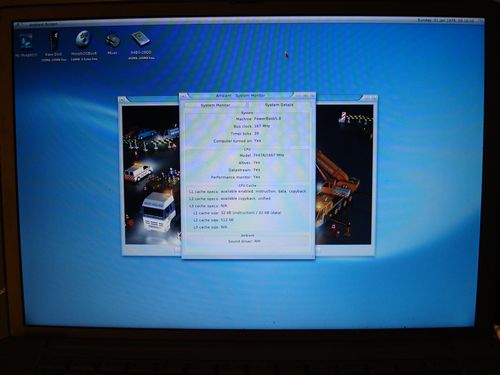 MorphOS na PowerBook G4 1.67 GHz